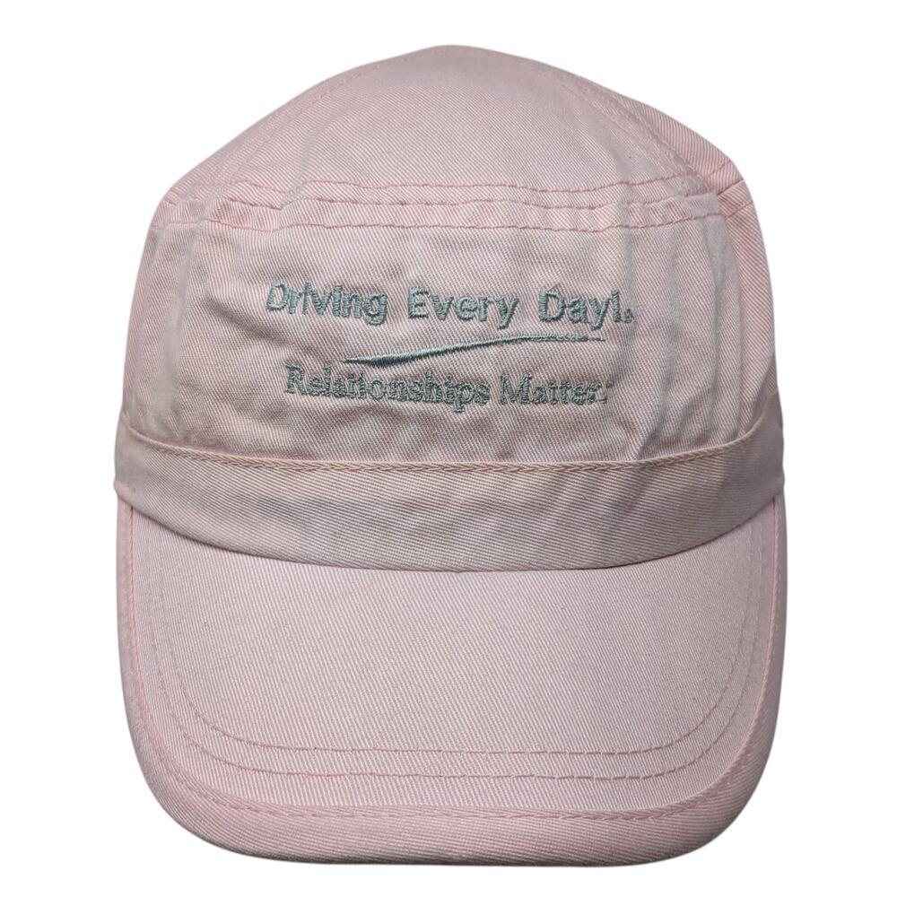 Driving Every Day Relationship Matter Strapback Hat Pink One Size Alternative